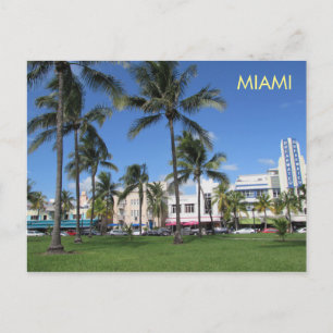 Miami Art Deco-vykort 5 Vykort