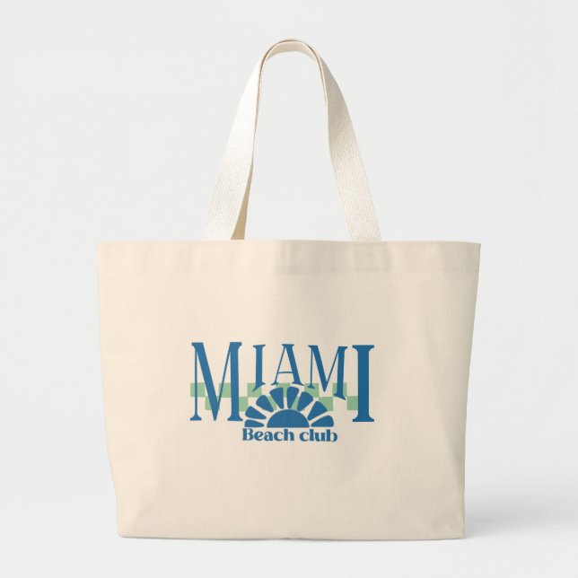 Miami Bachelorette Tote Jumbo Tygkasse (Framsidan)