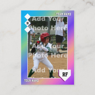 Miami Baseball Trading Card - Anpassningsbar Stats