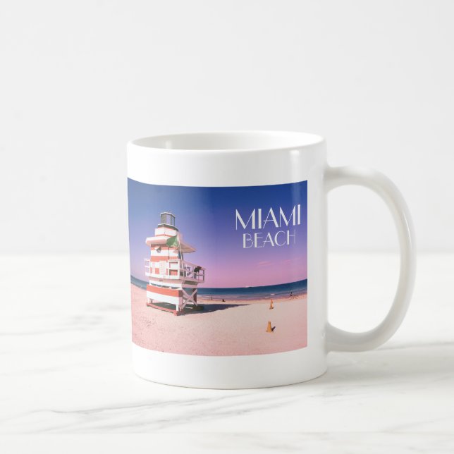 Miami Beach #01 Kaffemugg (Höger)