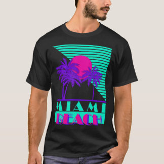 Miami Beach 80s Retro Logotyp Essential T-Shirt