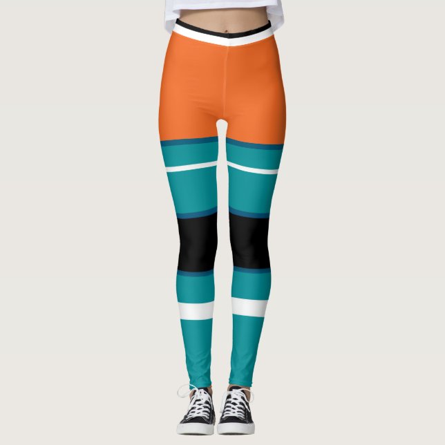 "MIAMI BEACH" - Activewear Leggings (Framsida)