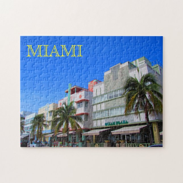 Miami Beach Art Deco Pussel (Horisontell)