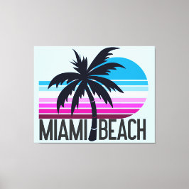 Miami Beach Canvastryck
