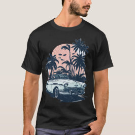 MIAMI beach Cars 2 T Shirt