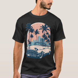 MIAMI beach Cars 3 T Shirt