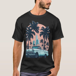 MIAMI beach Cars 5 T Shirt