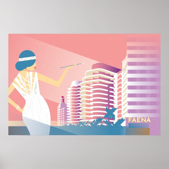 Miami Beach | Faena Poster (Framsidan)