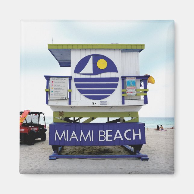 Miami Beach Florida #02 Magnet (Framsidan)