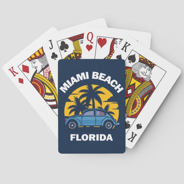 Miami Beach,Florida Casinokort (Baksidan)