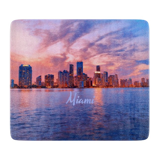 Miami Beach Florida City Skyline (Framsidan)