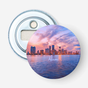 Miami Beach Florida City Skyline Flasköppnare