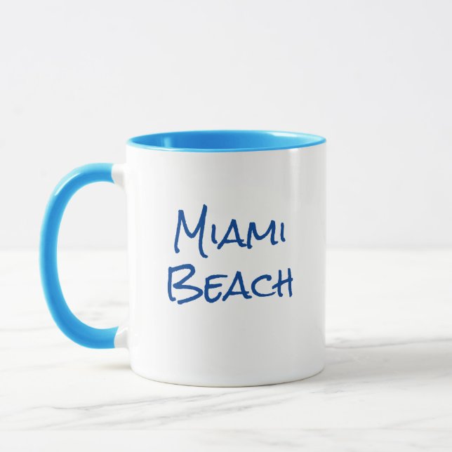 Miami Beach Florida Coffee Mugg (Vänster)