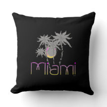 Miami Beach, Florida Coola Modern Dekorativ kudde