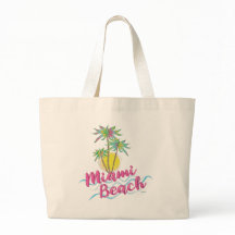 Miami Beach Florida Coola Roligt Graphic Tote Bag