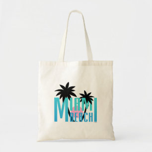 Miami Beach Florida Coola Roligt Graphic Tote Bag Tygkasse