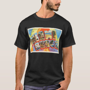 Miami Beach Florida FL Old Vintage resor Souvenir Tee Shirt