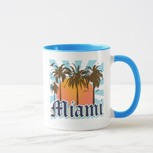 Miami Beach Florida FLA Mugg (Höger)