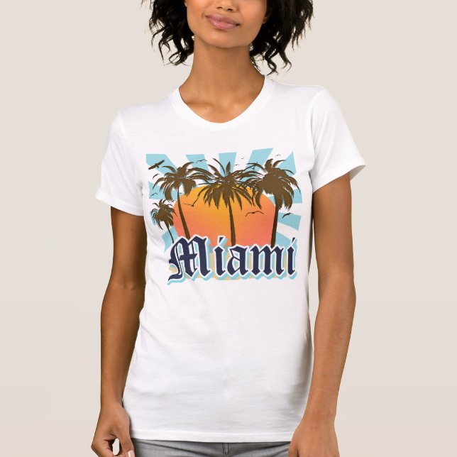 Miami Beach Florida FLA Tröja (Framsida)