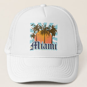Miami Beach Florida FLA Truckerkeps