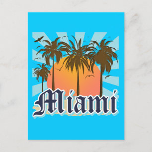 Miami Beach Florida FLA Vykort