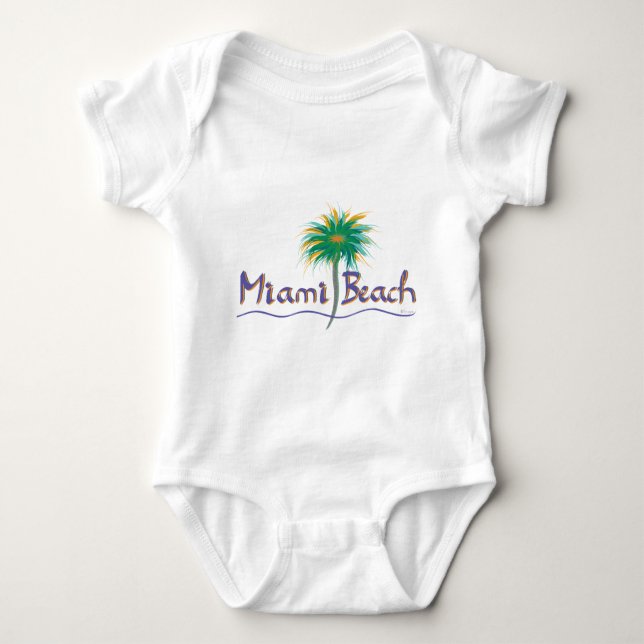 Miami Beach, Florida Handflatan T Shirt (Framsida)