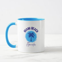 Miami Beach Florida Kaffe Mugg