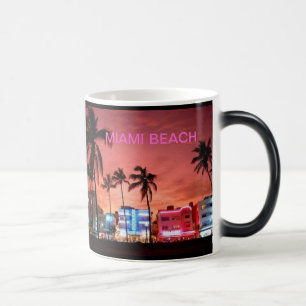 Miami Beach, Florida Magisk Mugg