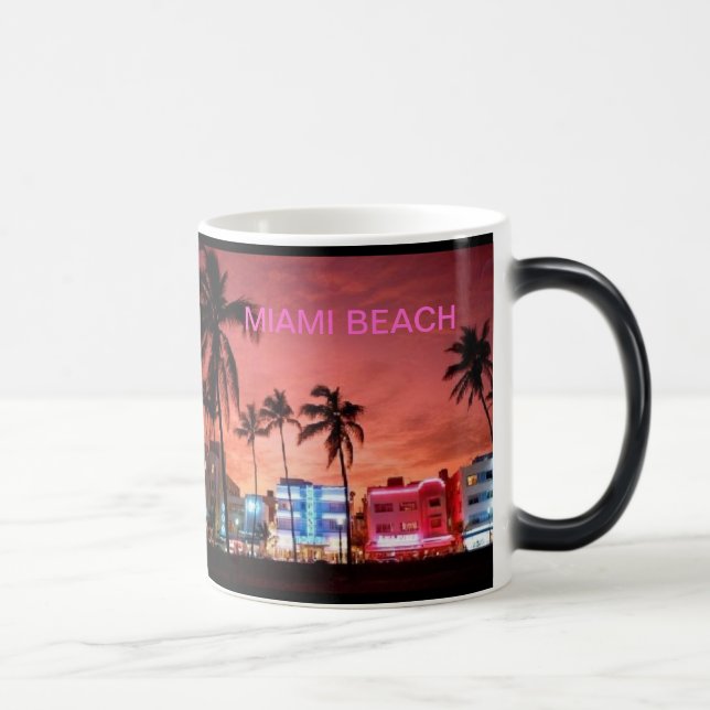 Miami Beach Florida Magisk Mugg (Höger)