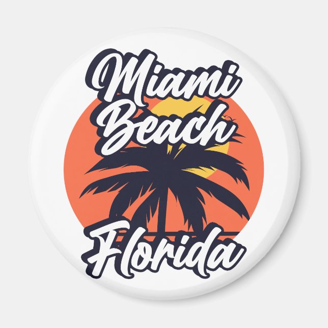 Miami Beach,Florida Magnet (Framsidan)