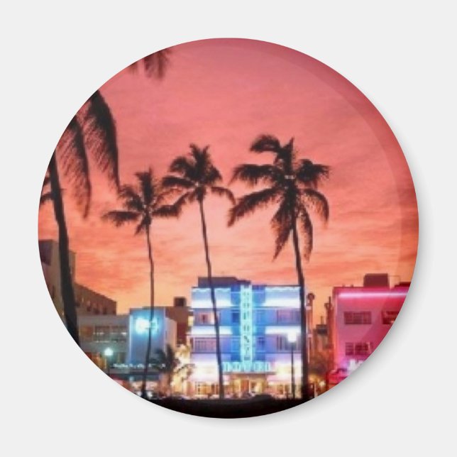 Miami Beach, Florida Magnet (Framsidan)