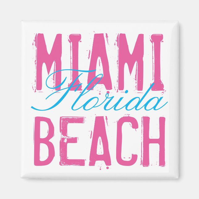 Miami Beach Florida Magnet (Framsidan)