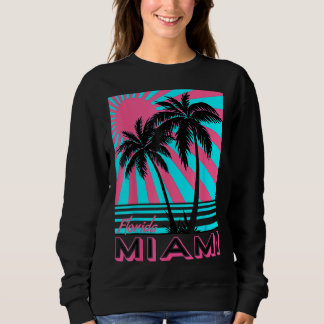 Miami Beach Florida Miami Handflatan Träd T Shirt