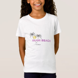 Miami Beach Florida Rosa T Shirt