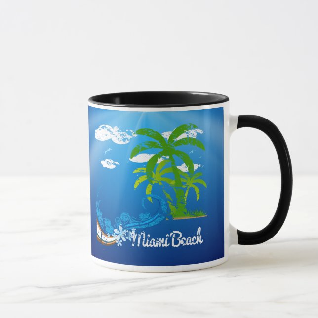 Miami Beach Florida souvenir Mugg (Höger)