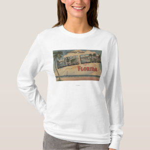 Miami Beach Florida - stora brevplatser T-shirt