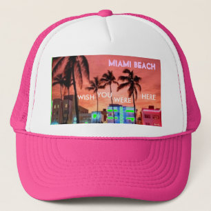 Miami Beach Florida Truckerkeps