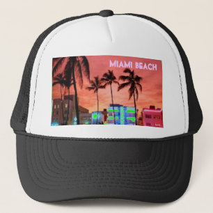 Miami Beach Florida Truckerkeps