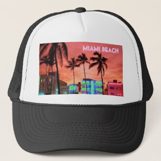 Miami Beach Florida Truckerkeps