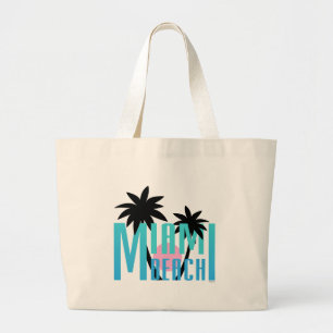 Miami-Beach-Florida-Typography Jumbo Tygkasse