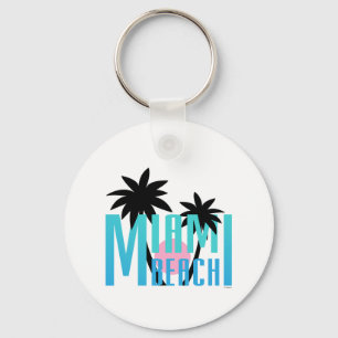 Miami-Beach-Florida-Typography Nyckelring