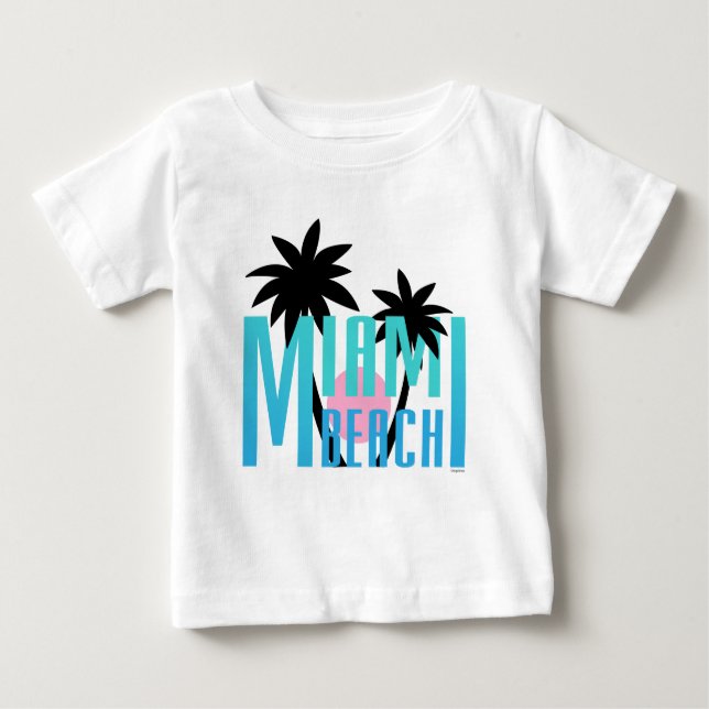 Miami-Beach-Florida-Typography Tee (Framsida)