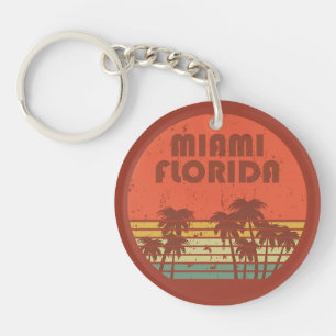 Miami Beach Florida vintage sunset