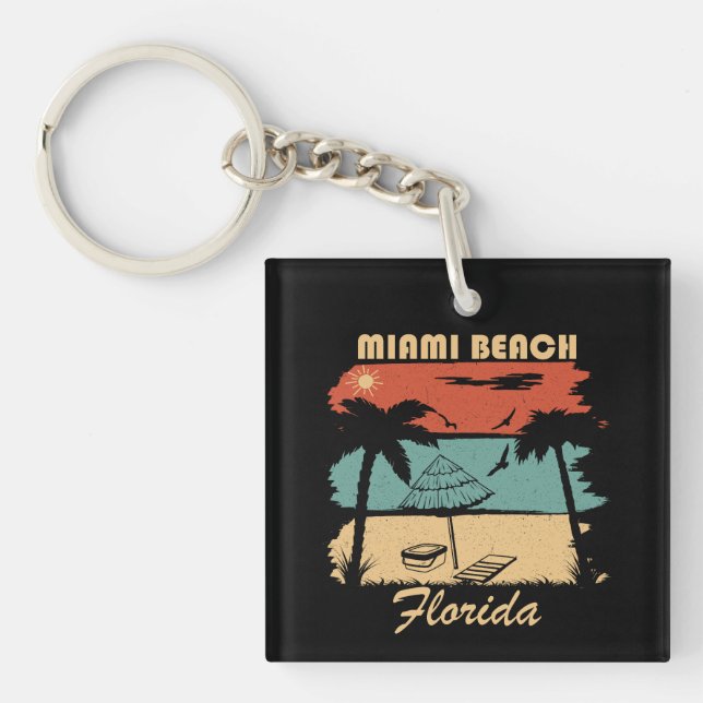 Miami Beach Florida vintage sunset (Framsidan)