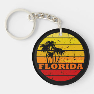 Miami Beach Florida vintage sunset