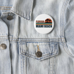 Miami Beach Florida vintage sunset Knapp