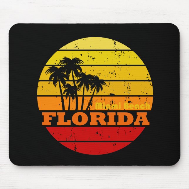 Miami Beach Florida vintage sunset Musmatta (Framsidan)