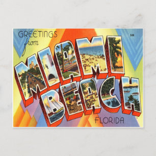 Miami Beach Florida Vykort