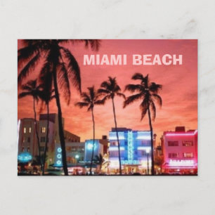 Miami Beach, Florida Vykort