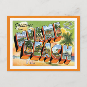Miami Beach Florida Vykort